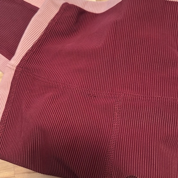 Beach Riot Ribbed Pink Leggings Small - Picture 7 of 7